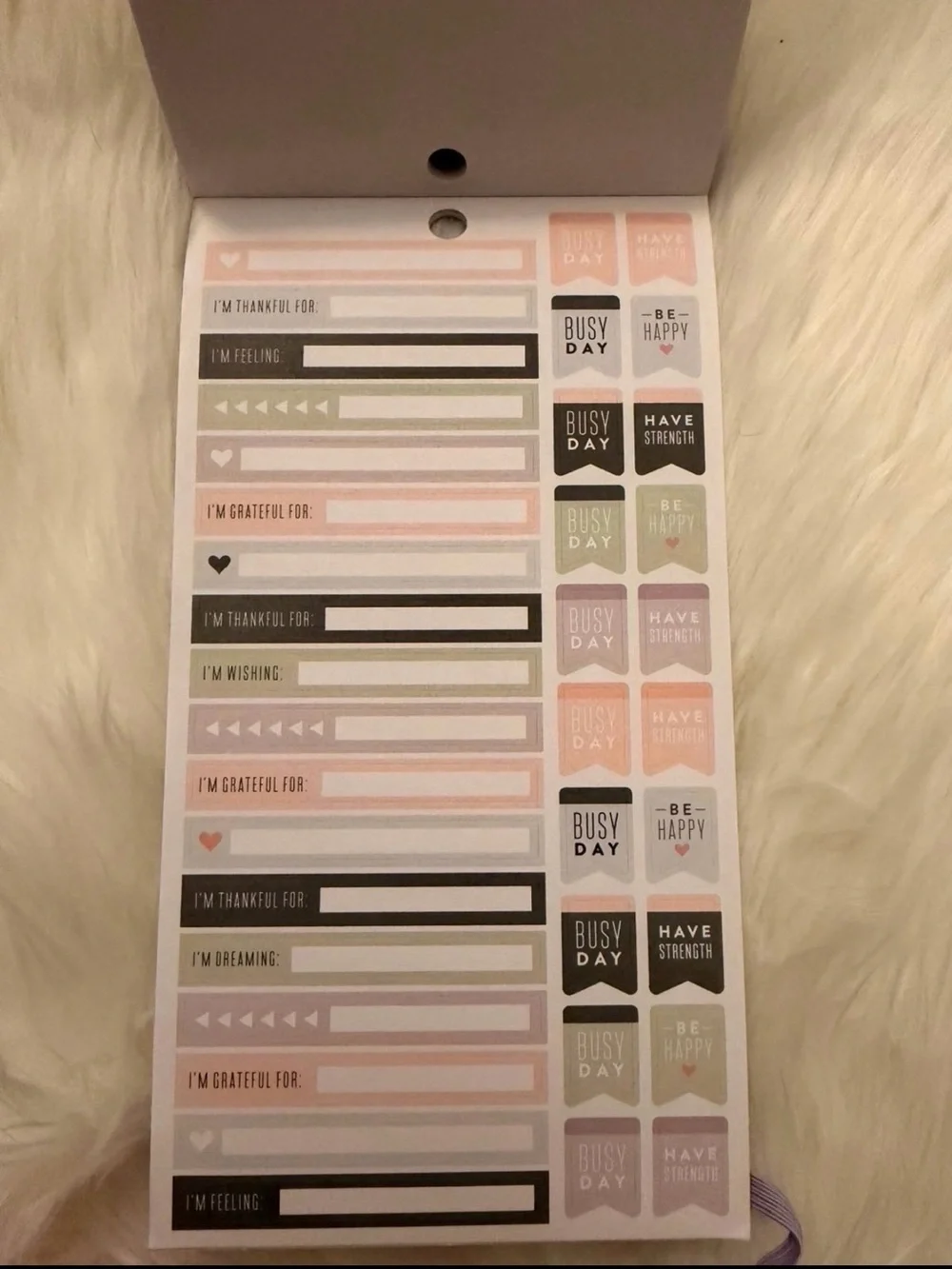 The Happy Planner Sticker Book “Free Spirit” - Pastel Purple, Pink & Sage Labels
